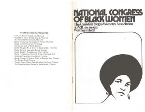 thumbnail of National Congress of Black Women Brochure (April 1973)