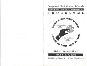 thumbnail of Our Possibilities Are Endless – 9th National Conference Program (1989)