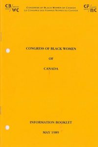 thumbnail of Congress of Black Women of Canada Information Booklet (1989)