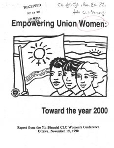 thumbnail of clc-empowerunionwomen-womconfreport-nov1990