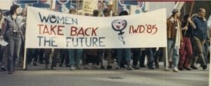 Photo taken at IWD March in Vancouver in 1985.