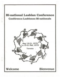 thumbnail of Lesbian Binational Conference – May 1979