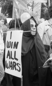 The International Women’s Day Committee was one of many groups to support the October 22, 1983 “Refuse the Cruise” protest in Toronto. The march was co-sponsored by the Toronto Disarmament Network (TDN) and the Against Cruise Testing Coalition (ACT).