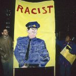 In response to the October 27, 1989, police shooting of 23-year-old Black woman Sophia Cook, the Black Women’s Collective organized the Women’s Coalition Against Racism and Police Violence. This coalition of 35 women’s and progressive organizations brought people together on December 16, 1989, to demand police accountability and an end to police brutality against Black people.