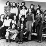 The Red Berets perform at Toronto City Hall on International Women's Day, March 6, 1982.